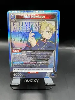 Union Arena TCG Riza Hawkeye SR UE09BT/FMA-1-051 Near Mint - Image 1