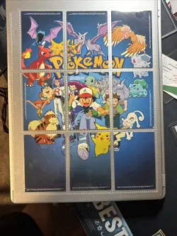 1999 Pokemon Cards TV Animation Series 1 Complete 9 card Puzzle Set - Image 1