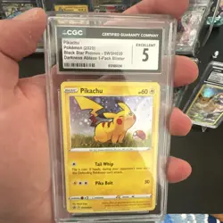 4 CGC Graded Cards (Greninja Star 2021, Pikachu 2020, Gyrados vmax, Eevee TG) - Image 4