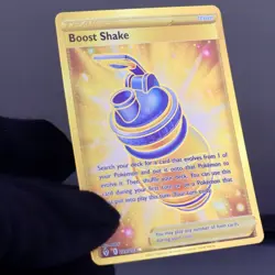Boost Shake 229/203 Evolving Skies Gold Secret Rare Pokemon Card NM - Image 3