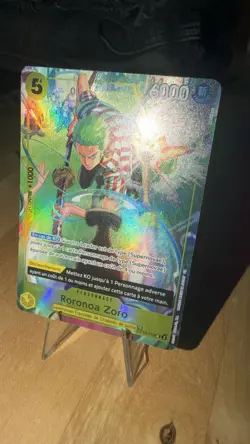 roronoa zoro OP14 / OP12-113 treasure rare exclusive french card NM - Image 3