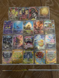 Japanese Full Art Rare Pokemon Cards Lot - Wartortle Psyduck Clefairy Many More - Image 1