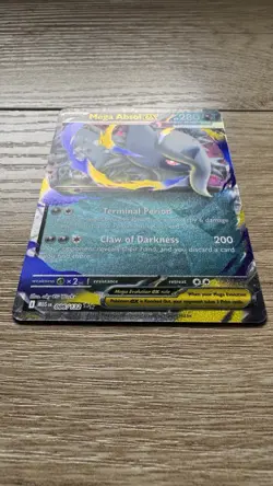 Pokemon Mega Absol ex 086/132 - ME01: Mega Evolution Double Rare Holo Card NM - Image 2