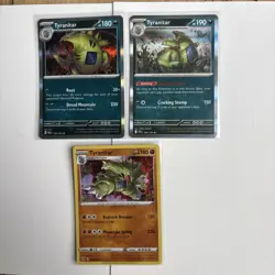 Tyranitar Pokemon Card Lot - X3 Unique Holos - A79 - Image 1