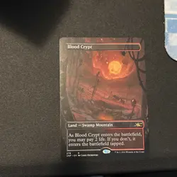 ~ Blood Crypt (Borderless) ~ NM ~ Unfinity ~ MTG ~ - Image 1