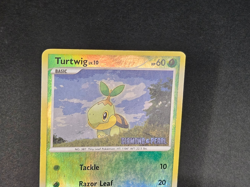 Pokemon TCG Turtwig 103/130 Diamond & Pearl Reverse Holo Vintage Card Stamped - Image 3