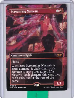 Screaming Nemesis (Borderless) * Duskmourn House of Horror MTG - Image 1
