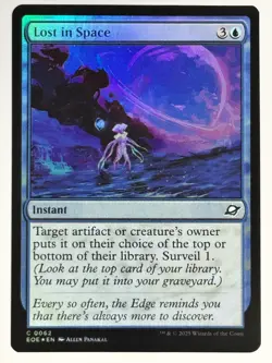 Lost In Space FOIL Edge of Eternities 62 NM Magic MTG - Image 1