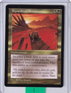Squandered Resources * Visions MTG - Image 1