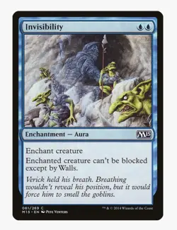 Invisibility | Magic 2015 | LP | MTG | Magic the Gathering | Common - Image 1