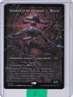 Overlord of the Balemurk (Showcase) FOIL * Duskmourn House of Horror MTG - Image 1
