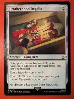 MAGIC, MTG: BROTHERHOOD REGALIA/ACR /UNCOMMON #0071/ NM, REGULAR FINISH - Image 1