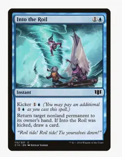 MTG Into The Roil #115 Commander (C14) Near Mint NM In Protective Sleeve - Image 1