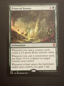 Primeval Bounty - MTG Commander Legends: Battle for Baldur's Gate - NM - Image 1