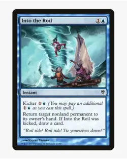 MTG Into The Roil #23 DDM Near Mint NM Magic Card With Protective Sleeve - Image 1