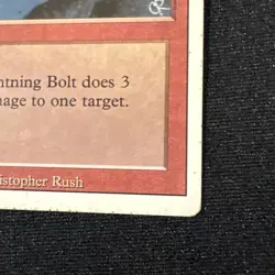 ***Unlimited Lightning Bolt*** MTG Unlimited Magic LP Excellent Cond Vintage - Image 4