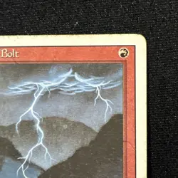 ***Unlimited Lightning Bolt*** MTG Unlimited Magic LP Excellent Cond Vintage - Image 5