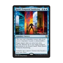 WOTC MtG Prerelease Promos Karn's Temporal Sundering (P) (Foil) NM - Image 1