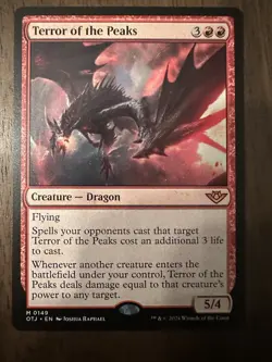 Terror of the Peaks : MTG / Outlaws of Thunder Junction #0149 / NM - Image 1