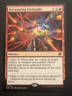 MTG EOE: Devastating Onslaught (Sorcery) Edge of Eternities Regular Mythic 0132 - Image 1