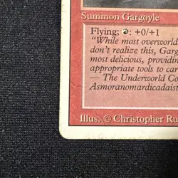 ***Granite Gargoyle*** MTG Unlimited Vintage Rare Lightly Played - Image 3