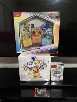 Pokemon Prismatic Evolutions ETB / Booster Bundle / Poster Collection SEALED - Image 1