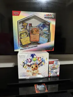 Pokemon Prismatic Evolutions ETB / Booster Bundle / Poster Collection SEALED - Image 2