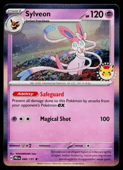 Sylveon 040/131 Pokemon Day Stamp Promo Pokemon Near Mint - Image 1