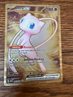 The Pokemon Company Mew ex 205/165 SV 151 Secret Rare Full Art Holo Eng 180 - Image 1