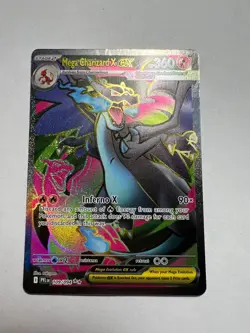 Pokemon Mega Charizard X ex 109/094 Me02: Phantasmal Flames Holo NM - Image 1