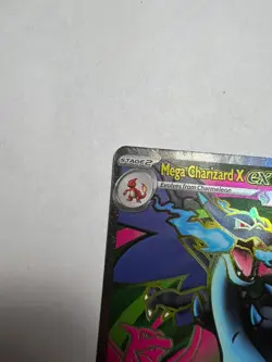 Pokemon Mega Charizard X ex 109/094 Me02: Phantasmal Flames Holo NM - Image 4