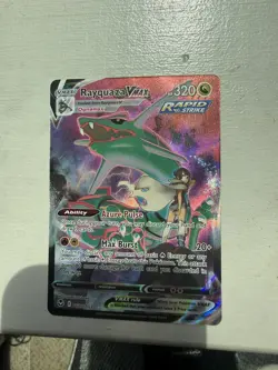 Pokemon TCG Rayquaza VMAX TG20/TG30 Silver Tempest Trainer Gallery Ultra Rare - Image 2