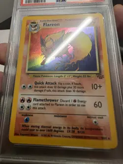 PSA 8 - Flareon 3/64 - Holo - Jungle 1999 - English - Pokemon TCG - Image 2