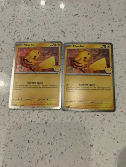 Pikachu 051 /162 Stamped 2026 Pokemon Day 30 Promo TCG - NM X2 - Image 1
