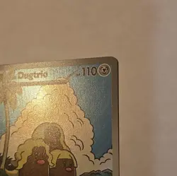 Pokemon Alolan Dugtrio Sv08 Surging Sparks Illustration Rare Holo 208/191 - Image 3