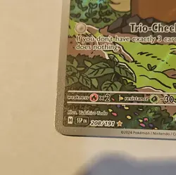 Pokemon Alolan Dugtrio Sv08 Surging Sparks Illustration Rare Holo 208/191 - Image 5