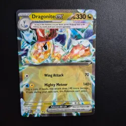 Pokemon Dragonite ex TERA 159/197 Obsidian Flames Double Rare Holo Full Art ** - Image 1