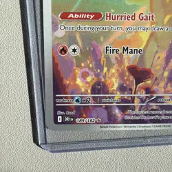 Pokemon TCG Rapidash Destined Rivals Illustration Rare - Image 2