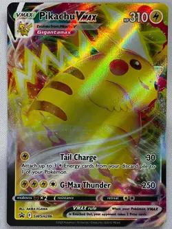 Pikachu VMAX SWSH286 Holo Promo Sword & Shield Promo Pokemon Holo Near Mint - Image 1