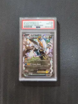 PSA10 - Black Kyurem EX Legendary Treasures 100/113 Holo Ultra Rare 2013 - Image 1