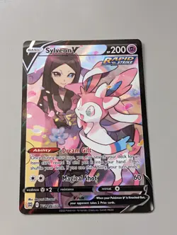 Sylveon V TG14/TG30 Brilliant Stars Trainer Gallery Holo Pokemon TCG - Image 1
