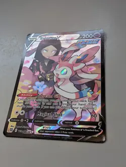 Sylveon V TG14/TG30 Brilliant Stars Trainer Gallery Holo Pokemon TCG - Image 2