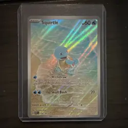 The Pokemon Company Squirtle 170/165 SV 151 Illustration Rare Holo Full Art - Image 1