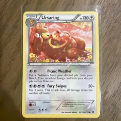 Pokemon Ursaring RC16/RC25 Legendary Treasures Radiant Collection Starholo - Image 1
