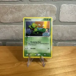 Treecko - 67/100 - Reverse Holo Pokemon Crystal Guardians LP+ / NM - Image 1