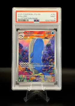 Wailord 162/159 Illustration Rare PSA 9 Journey Together Pokemon TCG - Image 1