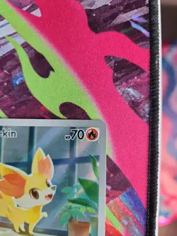 Pokemon TCG Fennekin 080 Promo Pokemon Center stamped - Image 2