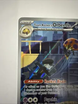 Pokemon TCG Team Rocket's Orbeetle SV10: Destined Rivals 198/182 NM - Image 2