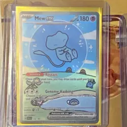 Pokemon TCG Mew ex 232/091 SV Paldean Fates SIR Holo Promo English 180HP - Image 1