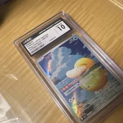 CGC 10 Psyduck 199/198 Pokemon Dream 2025 Art Rare Holo Japanese - Image 1